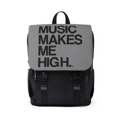 MMMH Backpack: Grey | Black Lettering