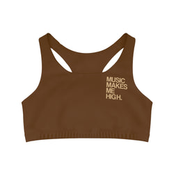 MMMH Sports Bra: Brown | Tan