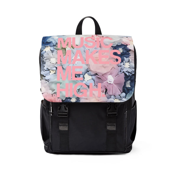 MMMH Backpack: Flowers | Light Pink