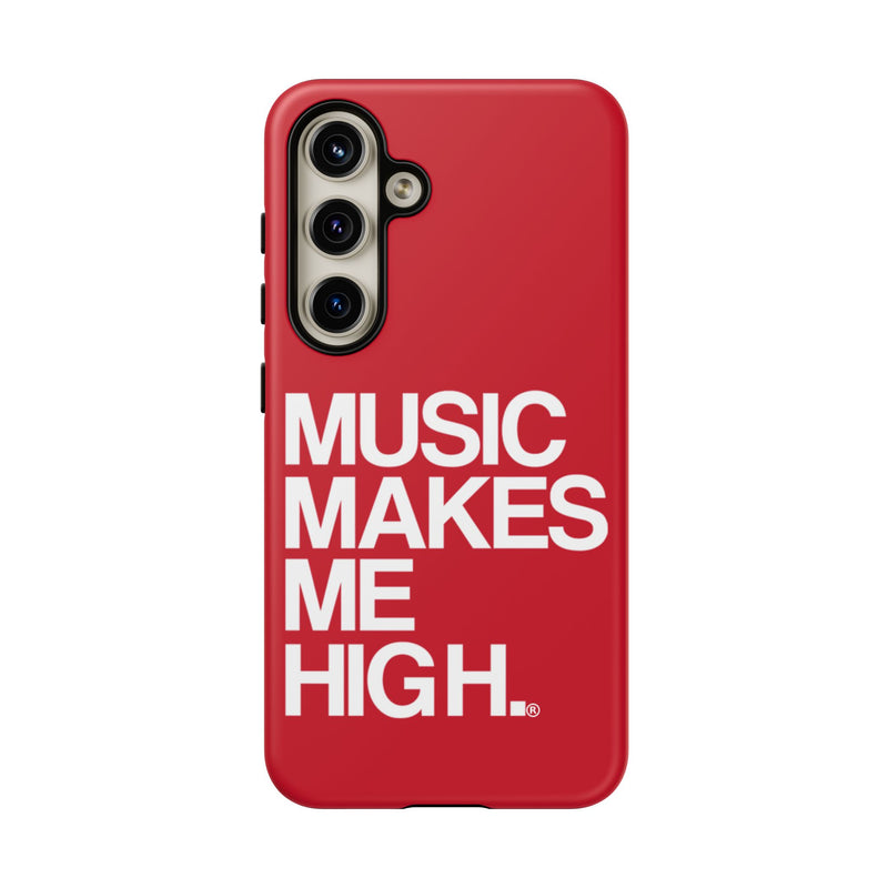 MMMH Classic Phone Case: Dark Red | White