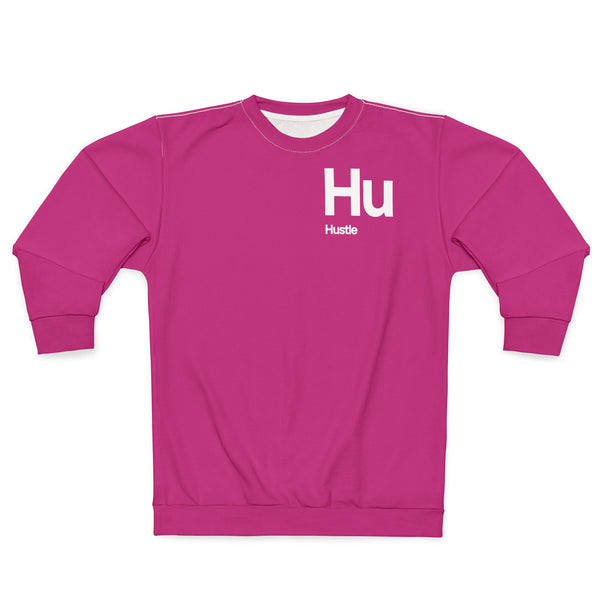 NOVL Unisex Sweatshirt: Hustle White | Pink