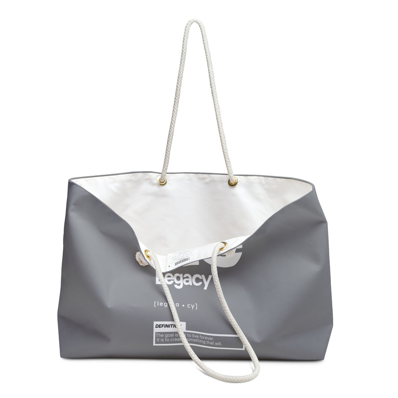 NOVL Weekender Bag (Rope Handle): Legacy Grey | White