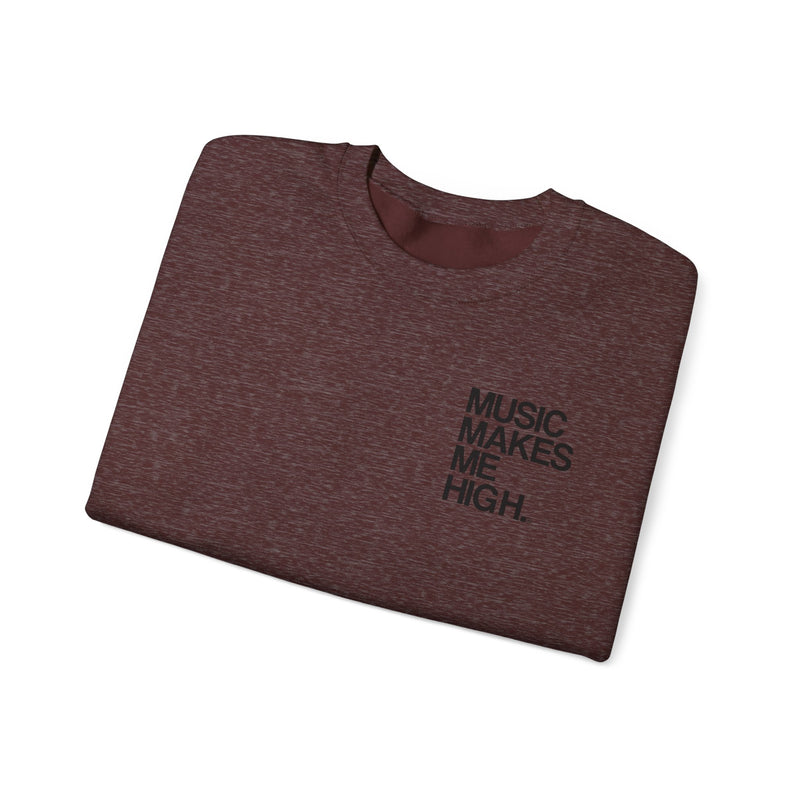 MMMH Unisex Sweatshirt: Heather Sport Dark Maroon | Black