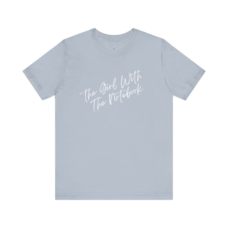 TGWTN Unisex T-Shirt: White | Light Blue