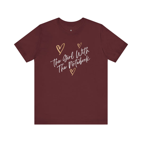 TGWTN Unisex T-Shirt: Brown/White | Maroon