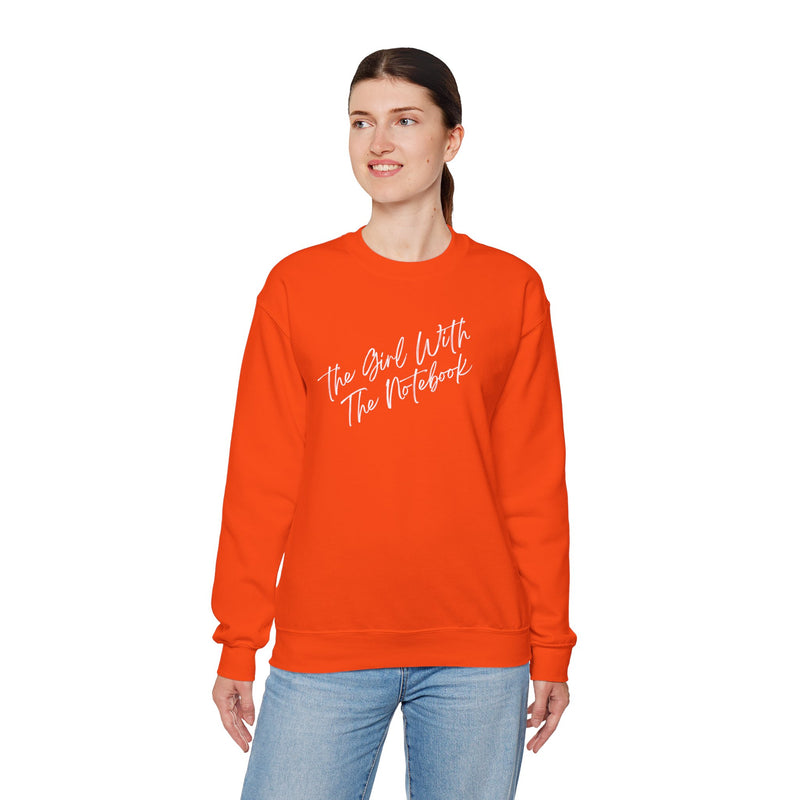 TGWTN Unisex Sweatshirt: White | Orange