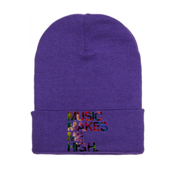 MMMH Beanie: Purple | Floral