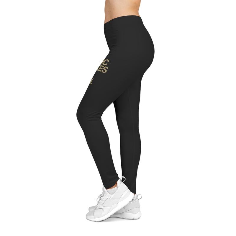 MMMH Leggings: Black | Gold