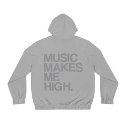 MMMH Unisex Zip Hoodie: Light Grey | Grey