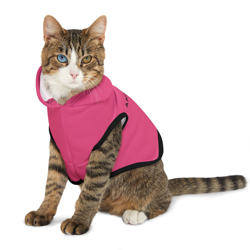 IJTT Pet Hoodie: AT Slash Black | Pink