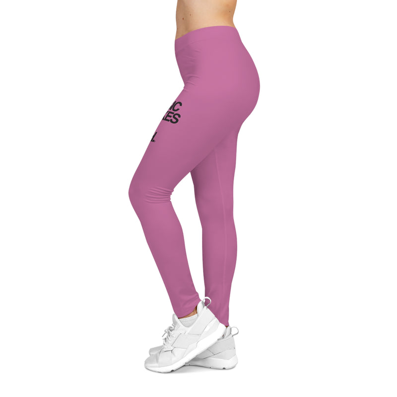 MMMH Leggings: Light Pink | Black