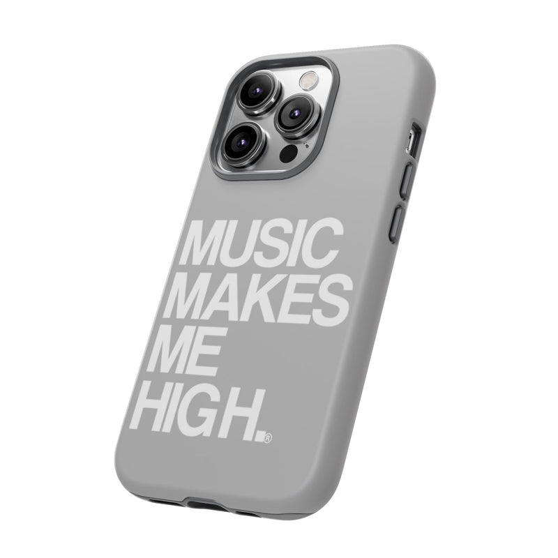 MMMH Classic Phone Case: Light Grey | White