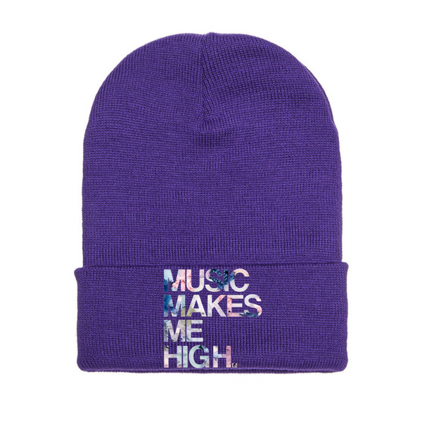 MMMH Beanie: Purple | Flowers