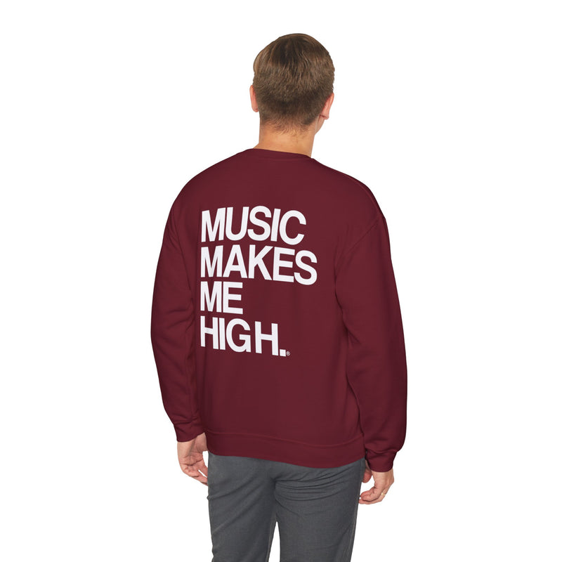 MMMH Unisex Sweatshirt: Garnet | White Lettering