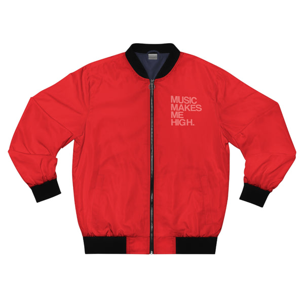 MMMH Unisex Bomber Jacket: Red | Light Red