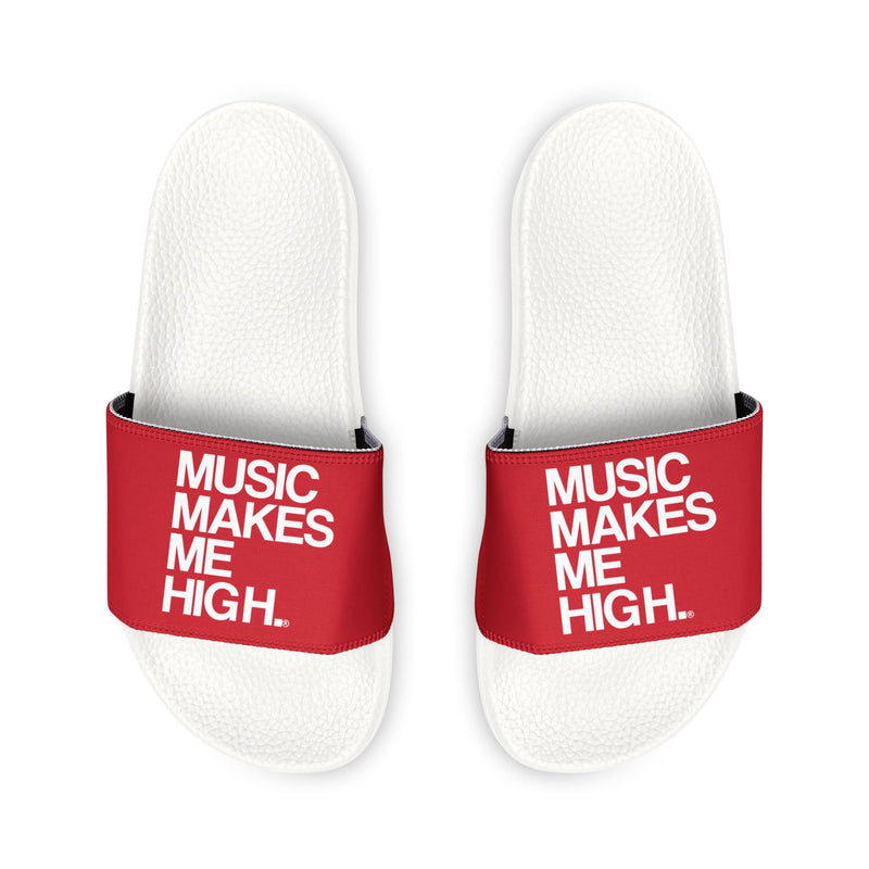 MMMH Men's Sandals: Dark Red | White