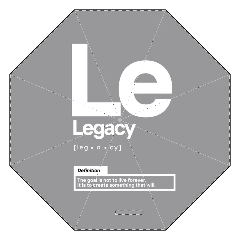 NOVL Umbrella: Legacy Grey | White