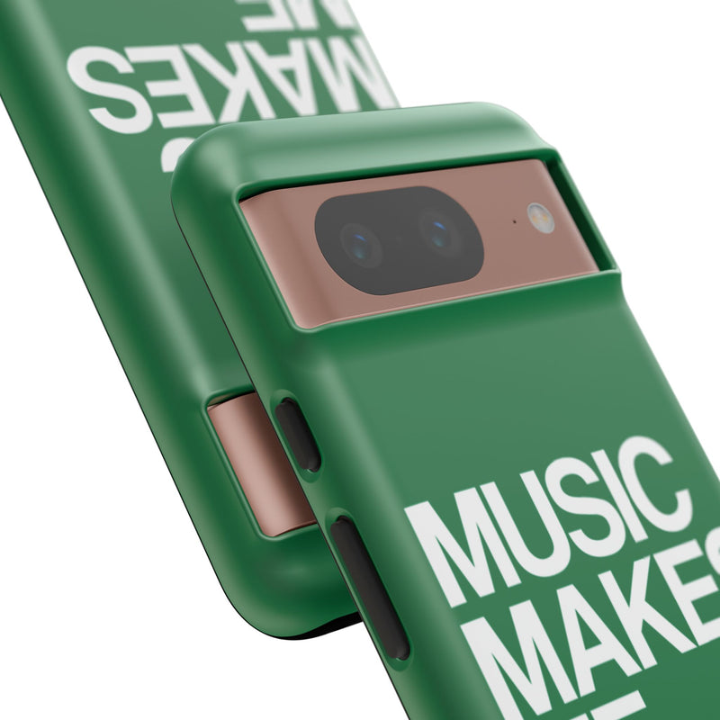 MMMH Classic Phone Case: Dark Green | White