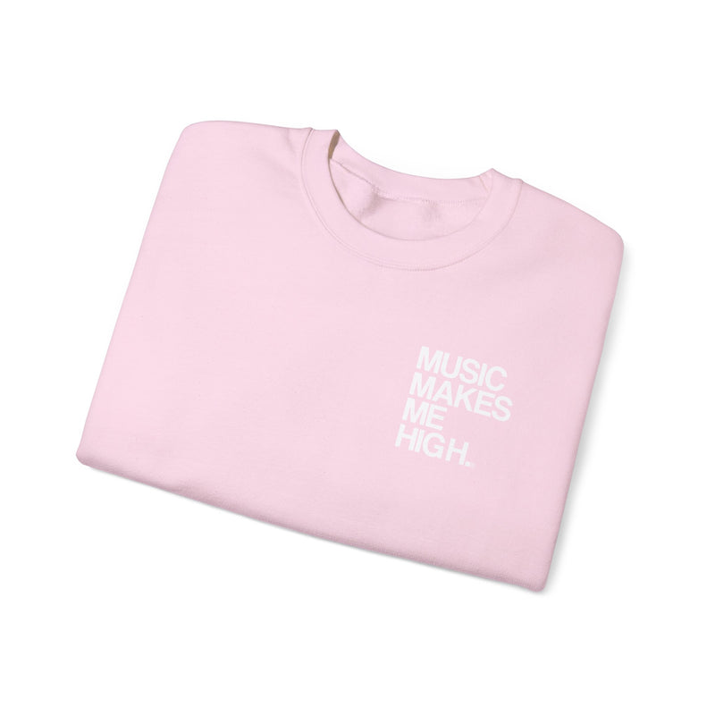 MMMH Unisex Sweatshirt: Light Pink | White Lettering