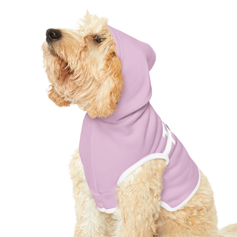 IJTT Pet Hoodie: AT Strike Lilac | White