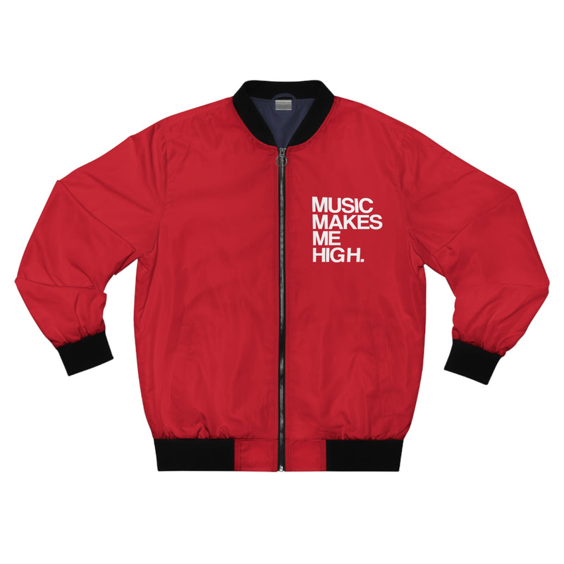 MMMH Bomber Jacket: Dark Red | White Lettering