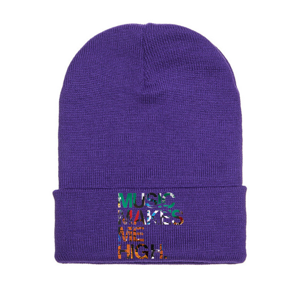 MMMH Beanie: Purple | Graffiti