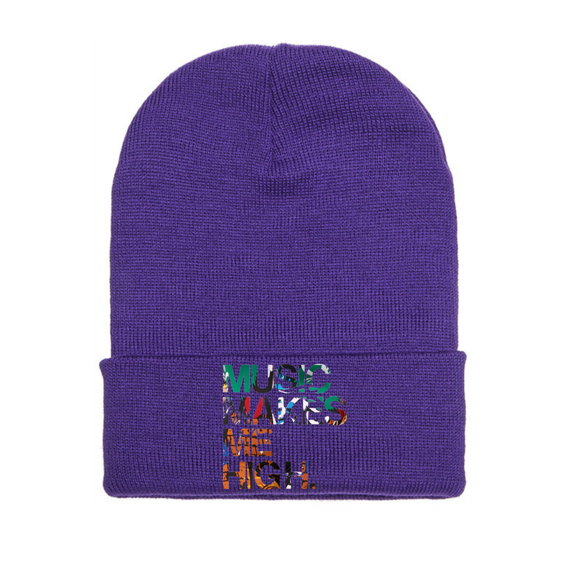 MMMH Beanie: Purple | Graffiti