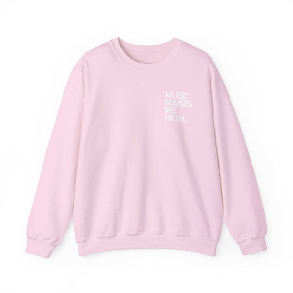 MMMH Unisex Sweatshirt: Light Pink | White Lettering