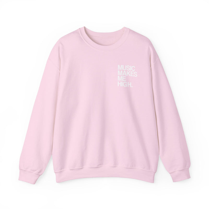 MMMH Unisex Sweatshirt: Light Pink | White