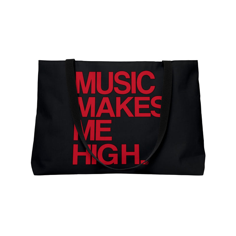 MMMH Weekender Bag (Black Handle): Black | Red