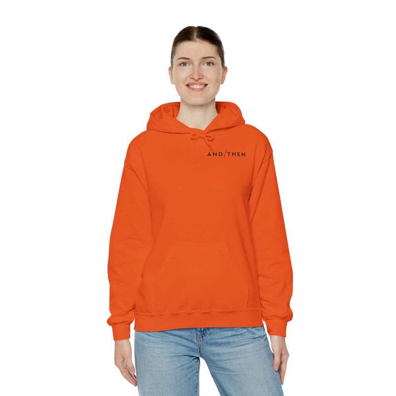 IJTT Unisex Hoodie: AT Slash Black | Orange