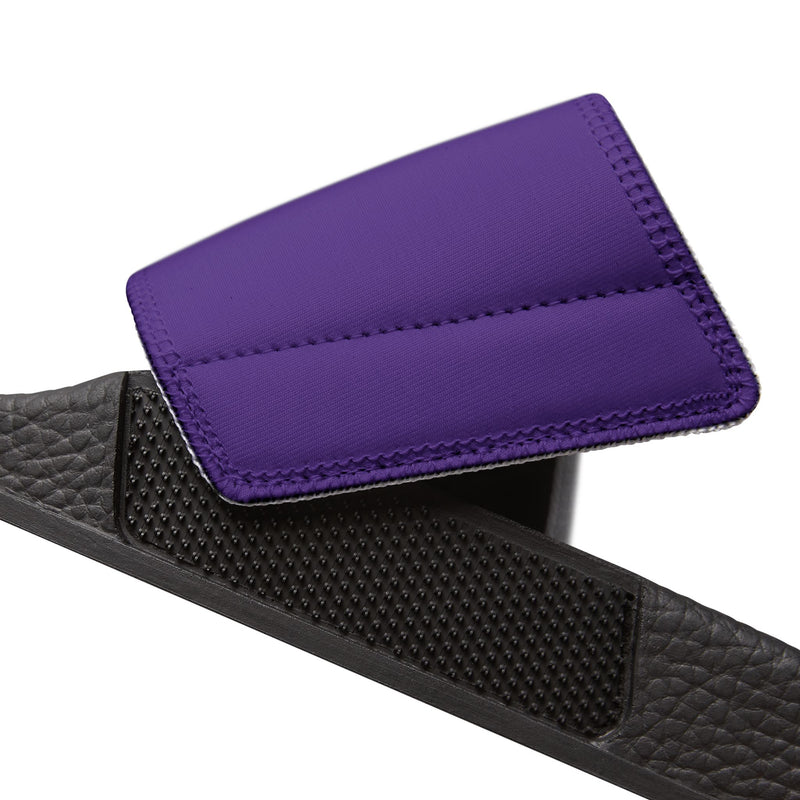 MMMH Unisex Slides: Purple/Black | Black