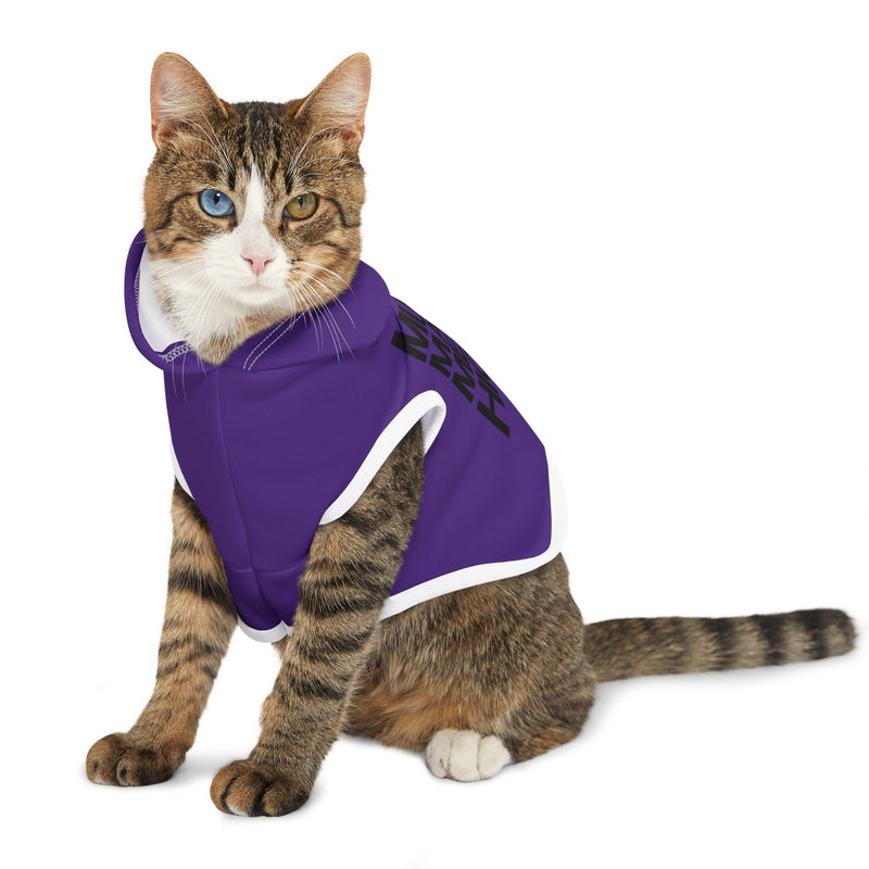 MMMH Pet Hoodie: Purple | Black