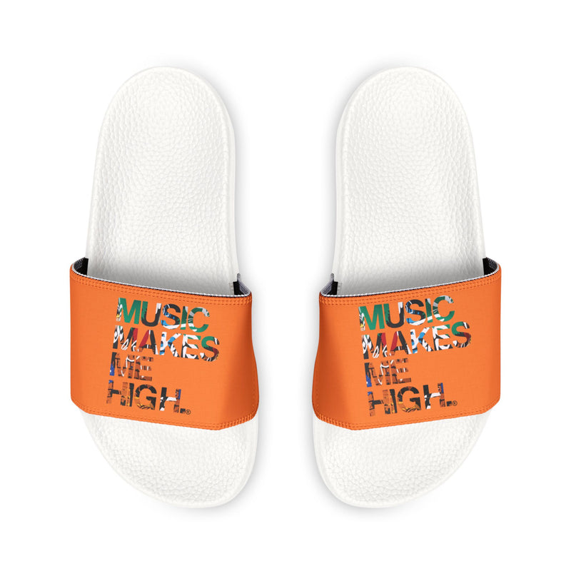 MMMH Unisex Slides: Crusta/White | Graffiti