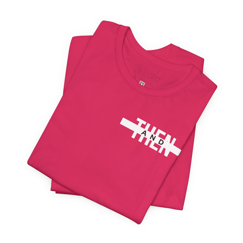 IJTT Unisex T-Shirt: AT Strike White | Fuchsia