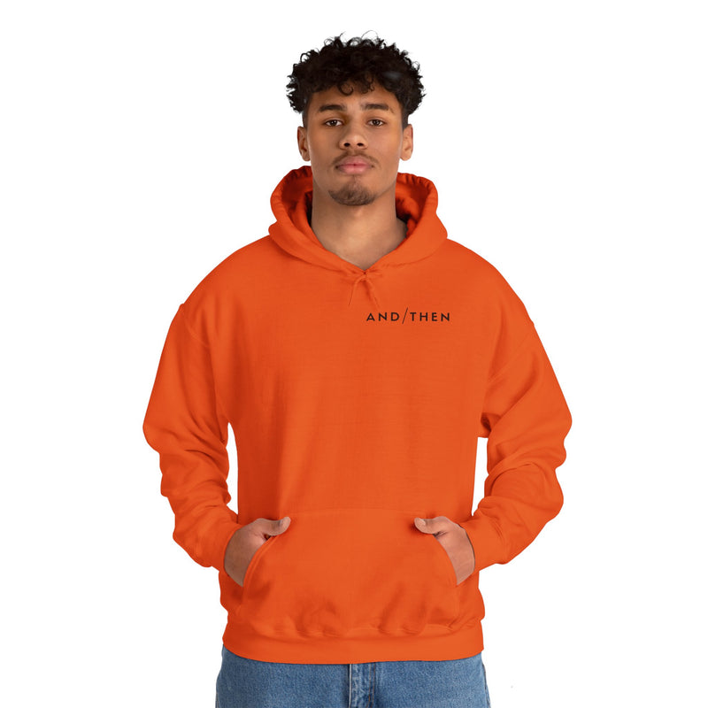 IJTT Unisex Hoodie: AT Slash Black | Orange