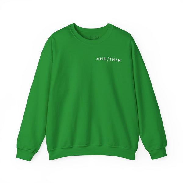 IJTT Unisex Sweatshirt: AT Slash White | Irish Green