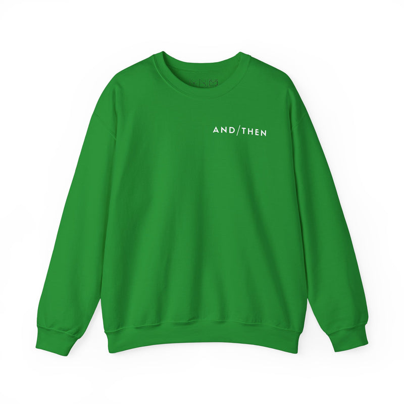 IJTT Unisex Sweatshirt: AT Slash White | Irish Green