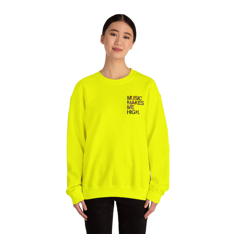 MMMH Unisex Sweatshirt: Safety Green | Floral