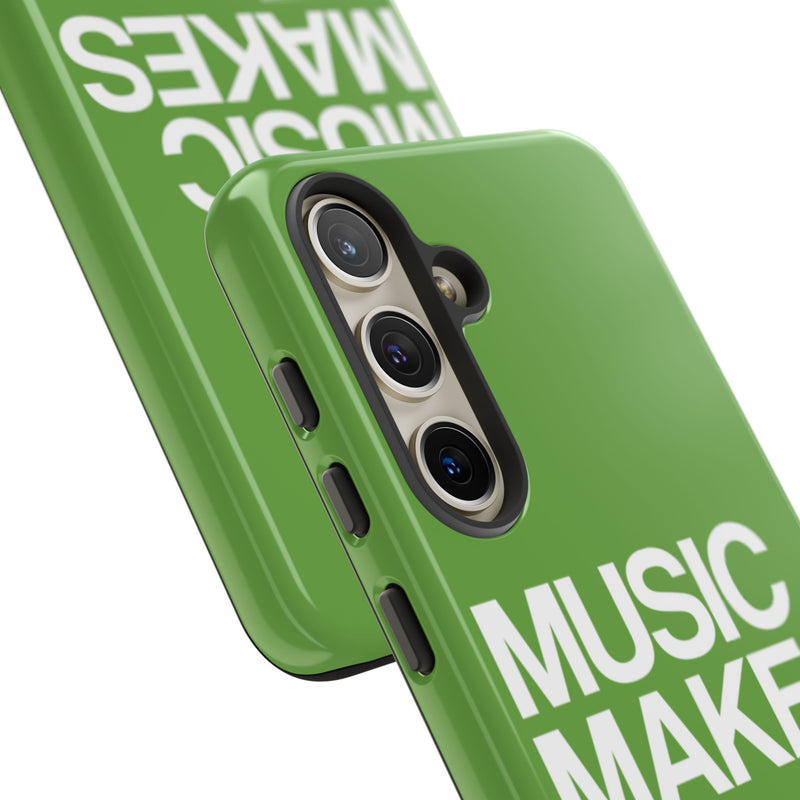 MMMH Classic Phone Case: Green | White