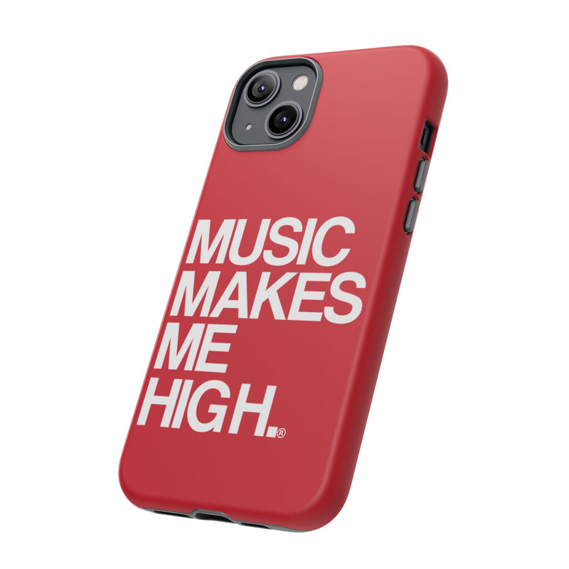 MMMH Classic Phone Case: Dark Red | White