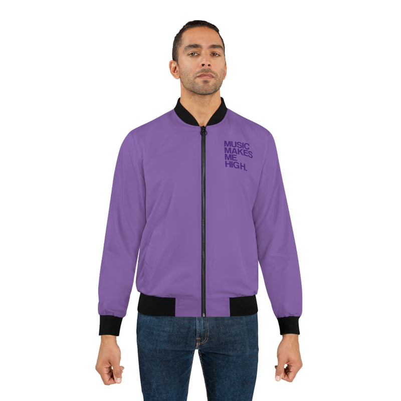 MMMH Unisex Bomber Jacket: Light Purple | Purple