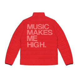 MMMH Men's Puffer Jacket: Red | Light Red