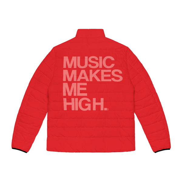 MMMH Men's Puffer Jacket: Red | Light Red