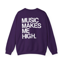 MMMH Unisex Sweatshirt: Purple | White Lettering