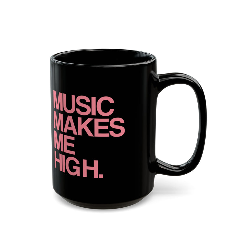 MMMH Black Mug: Safety Pink