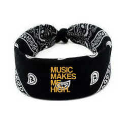 MMMH Bandana: Black | Gold