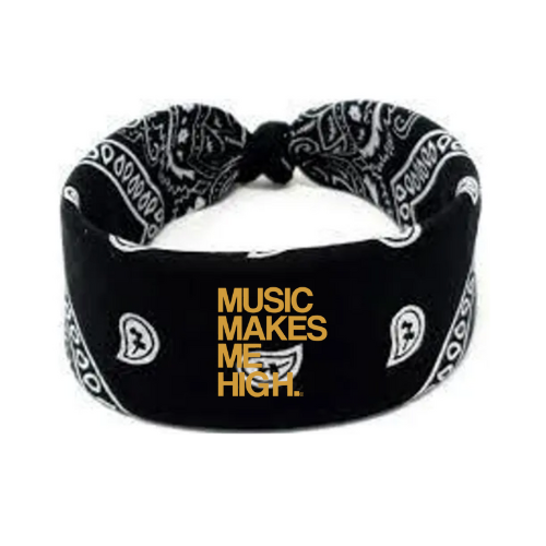 MMMH Bandana: Black | Gold