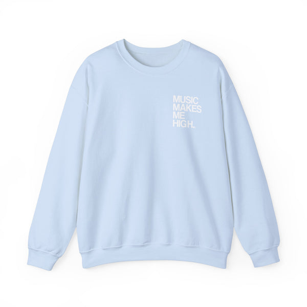 MMMH Unisex Sweatshirt: Light Blue | White Lettering