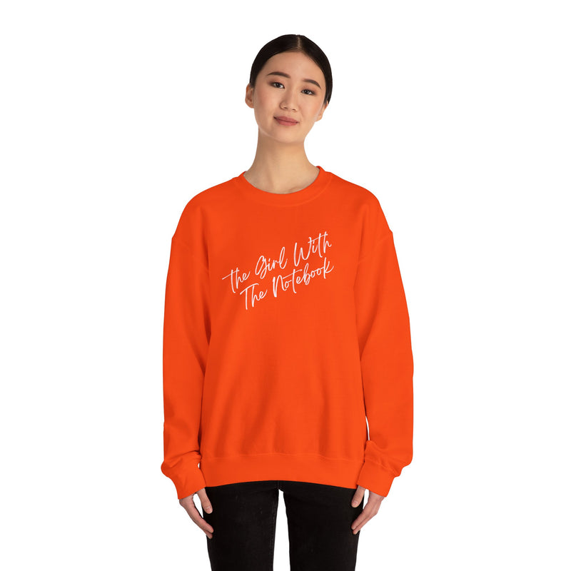 TGWTN Unisex Sweatshirt: White | Orange